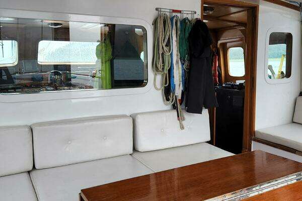 Custom Thackwray Pilothouse Motorsailer Yacht For Sale