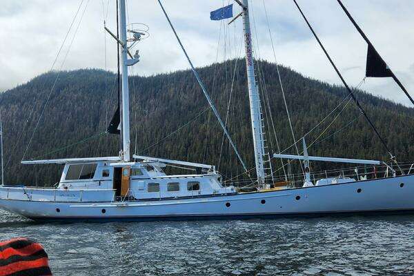Custom Thackwray Pilothouse Motorsailer Yacht For Sale