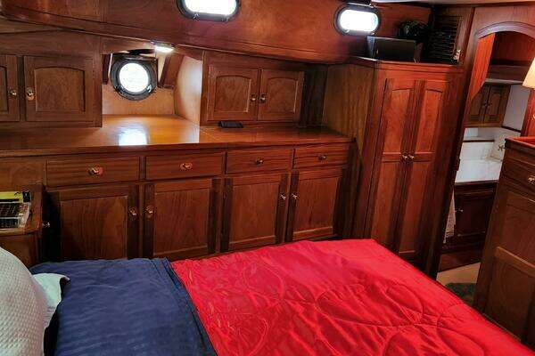 Custom Thackwray Pilothouse Motorsailer Yacht For Sale