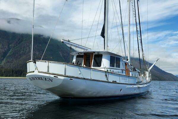 Custom Thackwray Pilothouse Motorsailer Yacht For Sale
