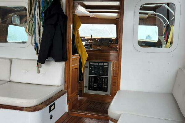Custom Thackwray Pilothouse Motorsailer Yacht For Sale