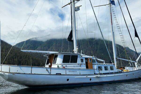 Custom Thackwray Pilothouse Motorsailer Yacht For Sale