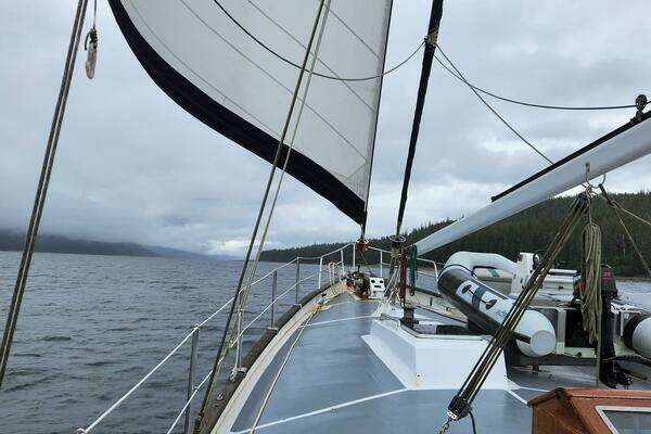 Custom Thackwray Pilothouse Motorsailer Yacht For Sale
