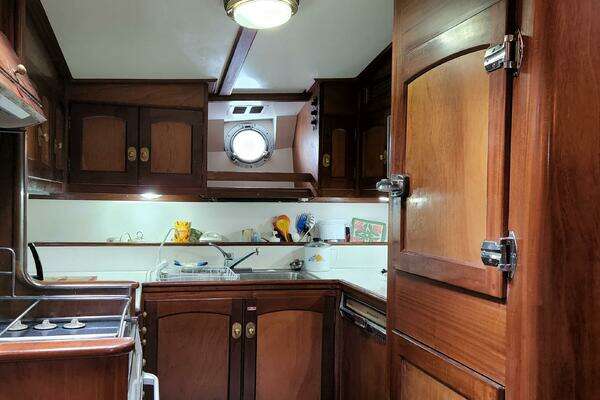 Custom Thackwray Pilothouse Motorsailer Yacht For Sale