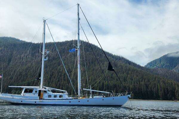 Custom Thackwray Pilothouse Motorsailer Yacht For Sale