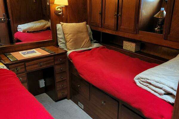 Custom Thackwray Pilothouse Motorsailer Yacht For Sale