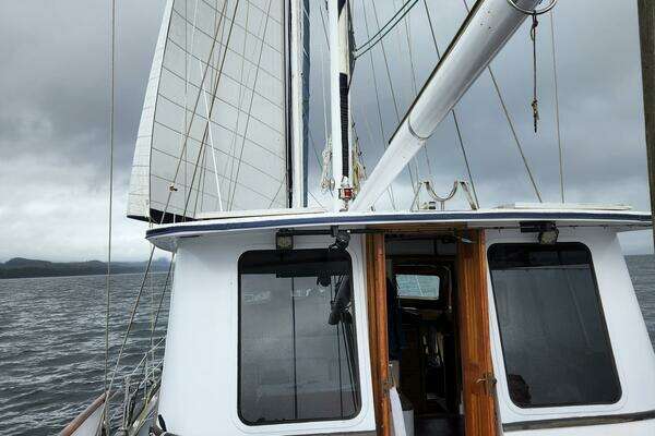 Custom Thackwray Pilothouse Motorsailer Yacht For Sale