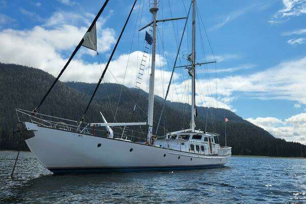 Custom Thackwray Pilothouse Motorsailer Yacht For Sale