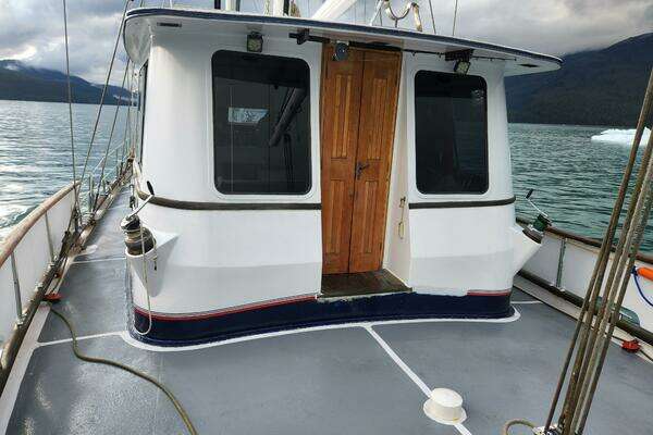 Custom Thackwray Pilothouse Motorsailer Yacht For Sale
