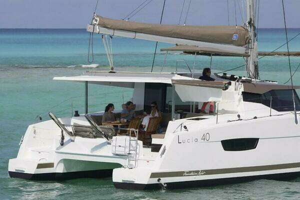 Photo of the 2019 Fountaine Pajot Lucia "VAHEVALA "