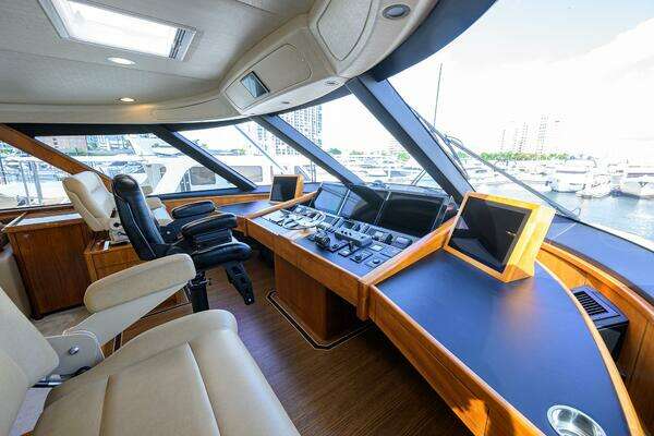 Viking 92 Enclosed Bridge Yacht For Sale