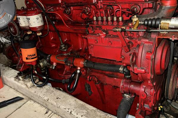 44' Marine Trader Port Engine