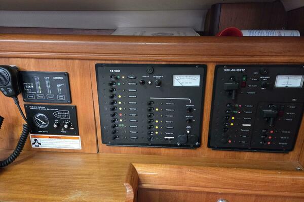 DC/AC panels at nav station