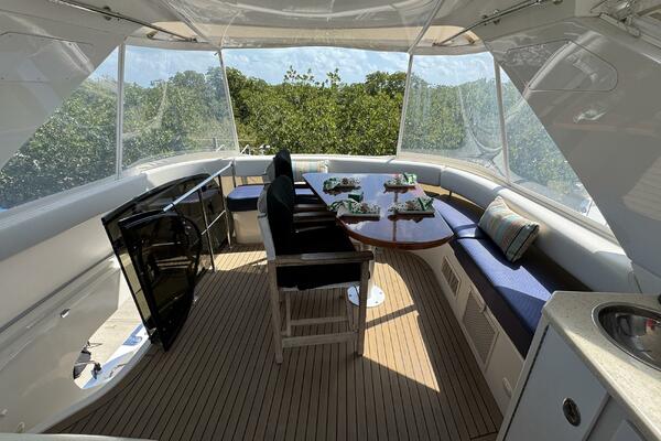 Flybridge Looking Aft