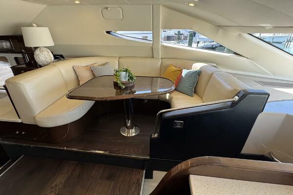 Raised Galley Dinette Looking Port