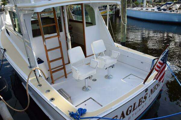 Photo of the 1982 Whiticar Flybridge Convertible "EAGLES NEST"