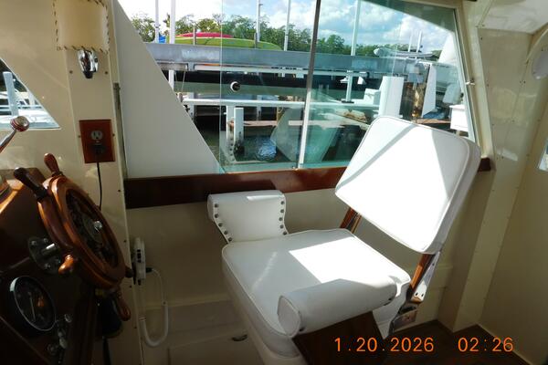 Starboard Salon With Ladderback Helm Chair At Lower Helm