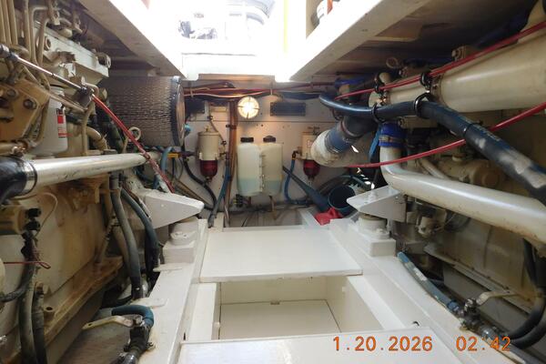 Clean And Dry Center Engine Room Bilge