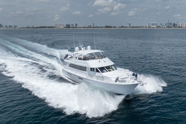 Island Dancer 75ft Hatteras Yacht For Sale