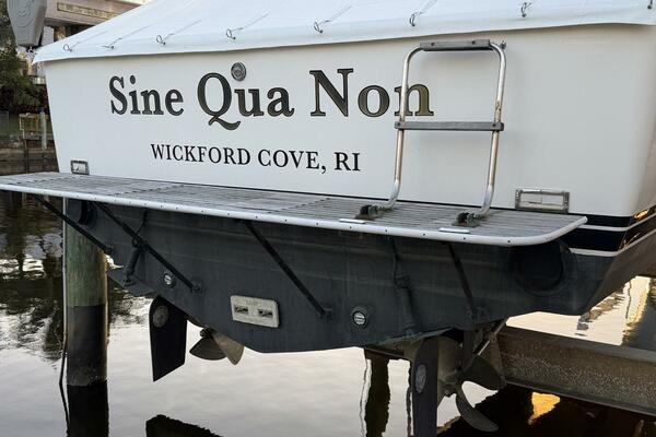 SINE QUA NON 33ft Bertram Yacht For Sale