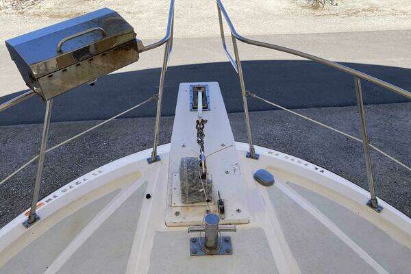 Photo of the 1986 Heritage East Sundeck 36 "Honey Badger"