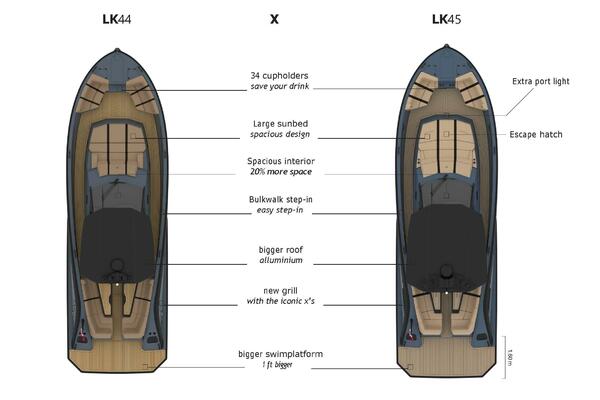 45ft Lekker Yacht For Sale