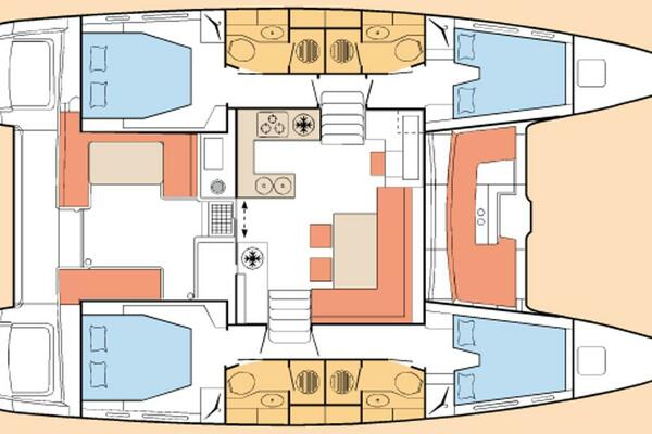 Neon Moon 45ft Lagoon Yacht For Sale
