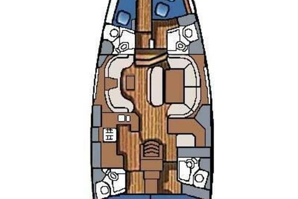 54' Jeanneau Layout