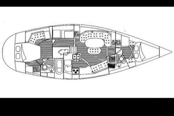 Photo of the 1991 Hunter Passage 42 "Escapade II"