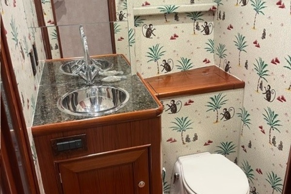 Rybovich 60 SIBONEY - Master Stateroom Ensuite Head