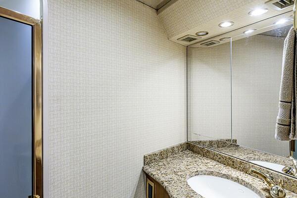 Viking 64 - Big Blue - Forward Stateroom Head