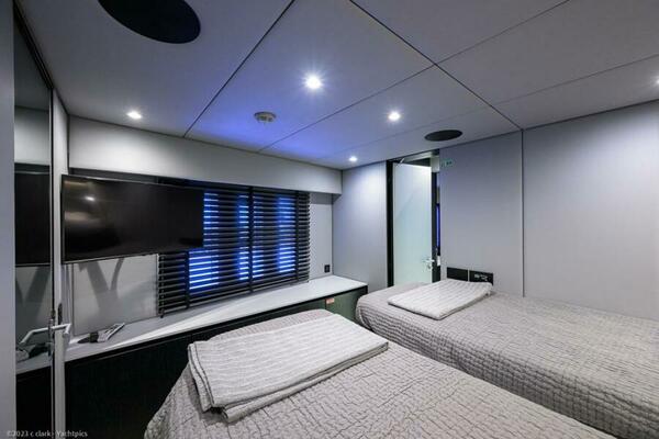 Sunreef 60 NERO- Forward Starboard Guest Cabin