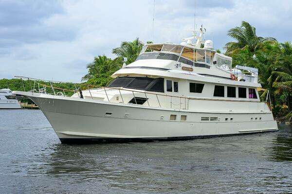 Photo of the 1991 Hatteras 78 Cockpit Motor Yacht "FOREVER YOUNG"