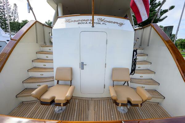 FOREVER YOUNG 78ft Hatteras Yacht For Sale