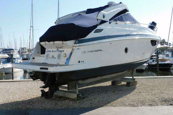 Photo of the 2019 Regal 28 Express "Livin on a Prayer"