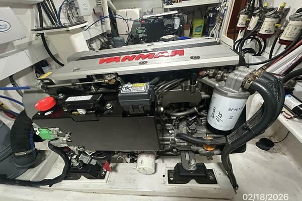 37' Great Harbour starboard main engine1