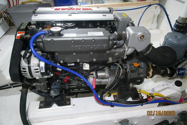 37' Great Harbour starboard main engine2