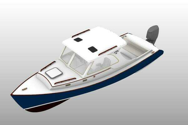 Photo of the 2026 New Harbor Boats 28 Hard Top