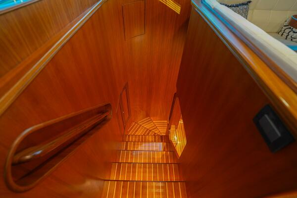 Companionway Stairs to Staterooms