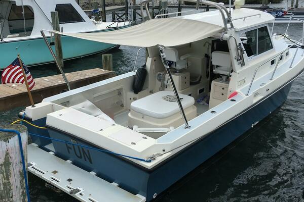 28' Albin cockpit sun shade