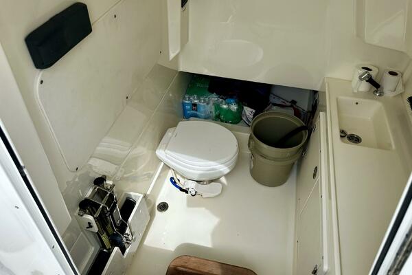 Boston Whaler 33 BOTTOMS UP - Head