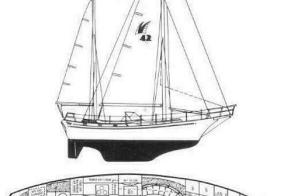 1983 Vagabond 42 Ketch