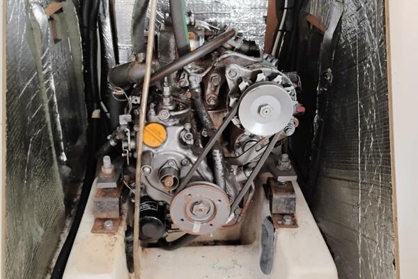 Engine Under Companionway