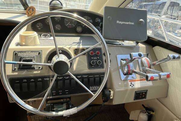 Photo of the 1996 Bayliner 3788 Command Bridge "Wicked Twisted Road"
