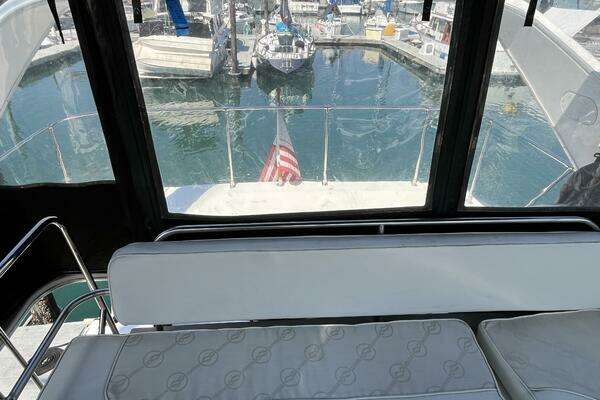 Photo of the 1996 Bayliner 3788 Command Bridge "Wicked Twisted Road"
