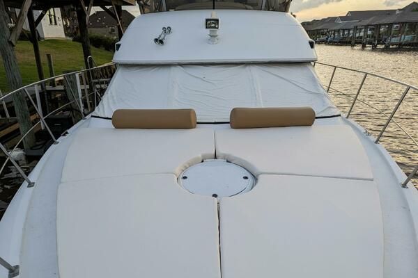 Carver 455 Aft Cabin - Custom bow cushions