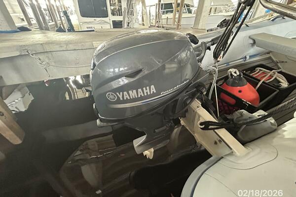 43' Mainship tender outboard