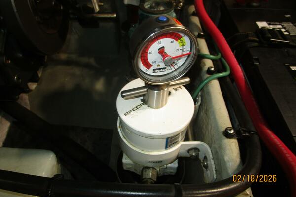 43' Mainship generator Racor fuel filter