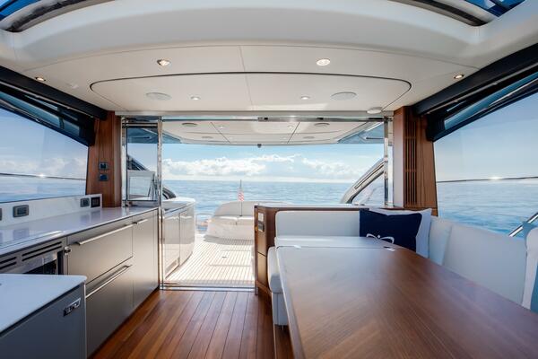 Princess V55 - Mermoo Too - Salon and Galley