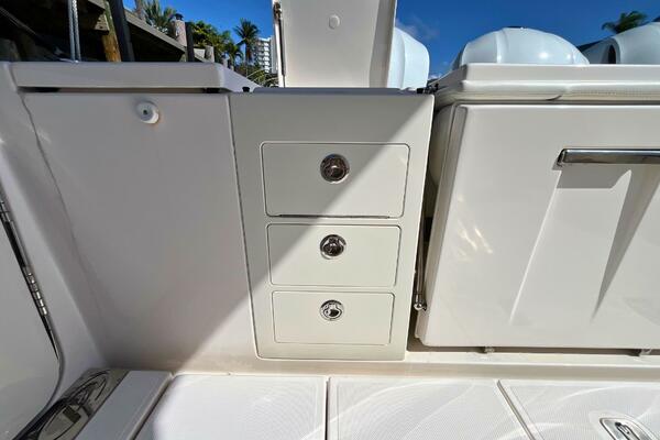 Pursuit 38 - PERSEVERANCE - Cockpit Tackle and Storage